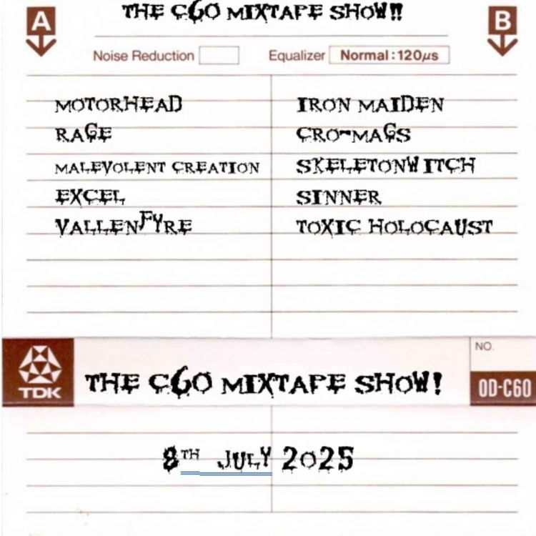 cover art for The C60 Mixtape Show 8th July 2025