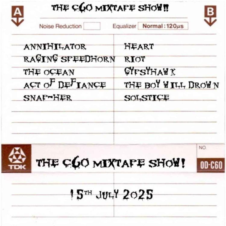 cover art for The C60 Mixtape Show 15th July 2025