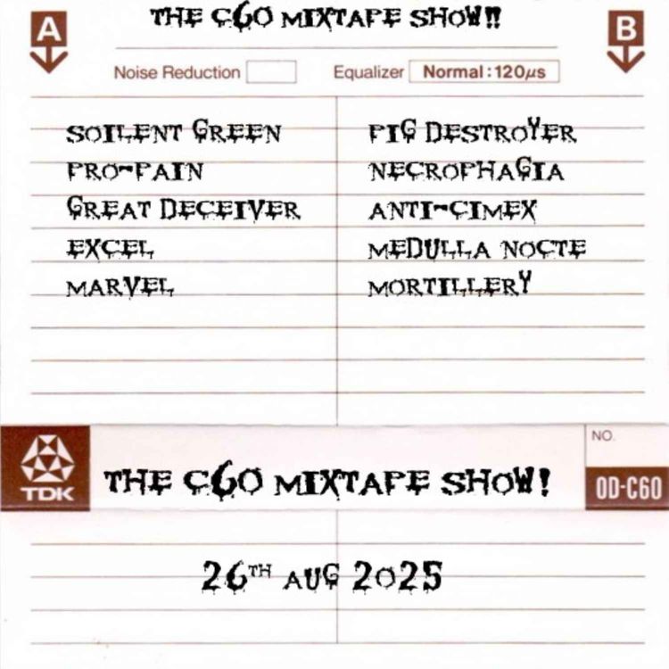cover art for The C60 Mixtape Show 26th August 2025