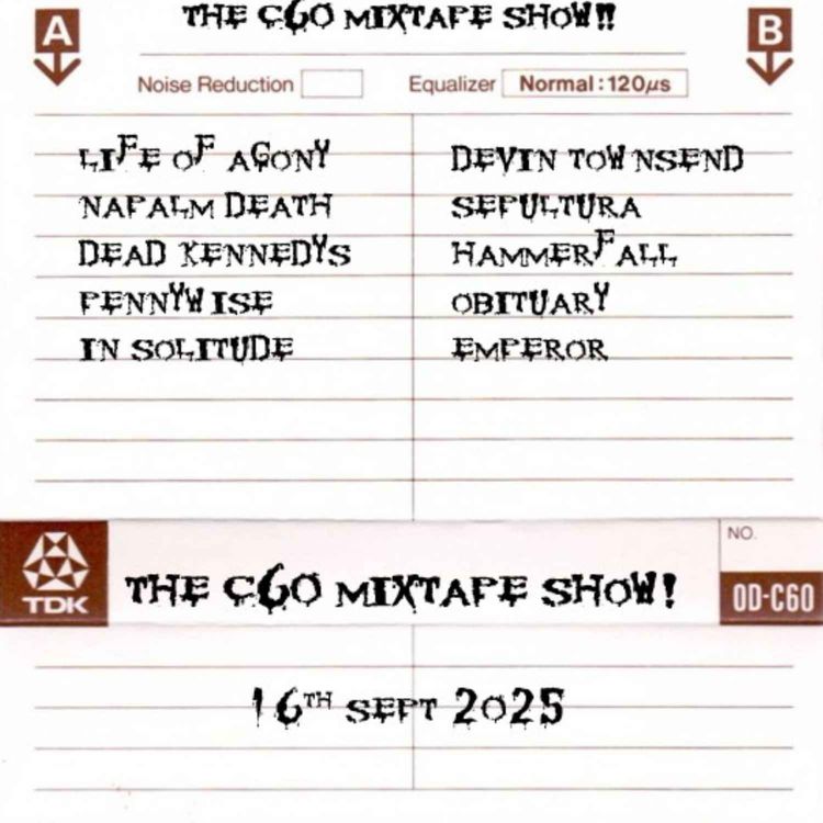 cover art for The C60 Mixtape Show 16th September 2025