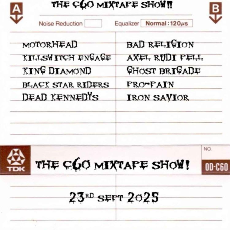 cover art for The C60 Mixtape Show 23rd September 2025