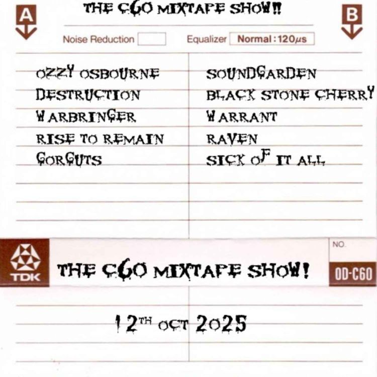 cover art for The C60 Mixtape Show 14th October 2025