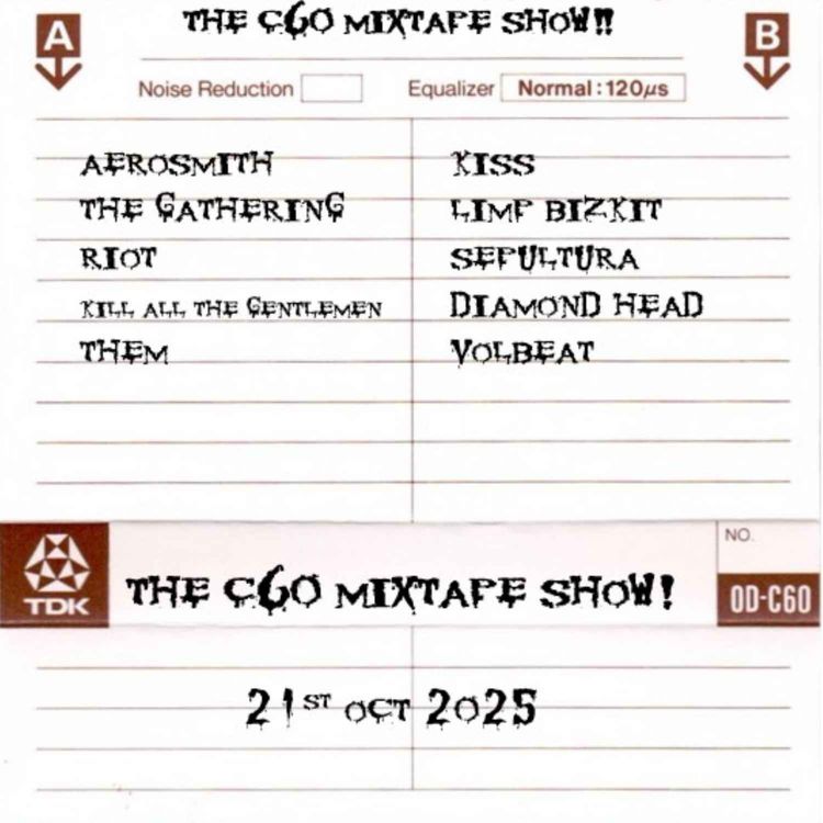 cover art for The C60 Mixtape Show 21st October 2025