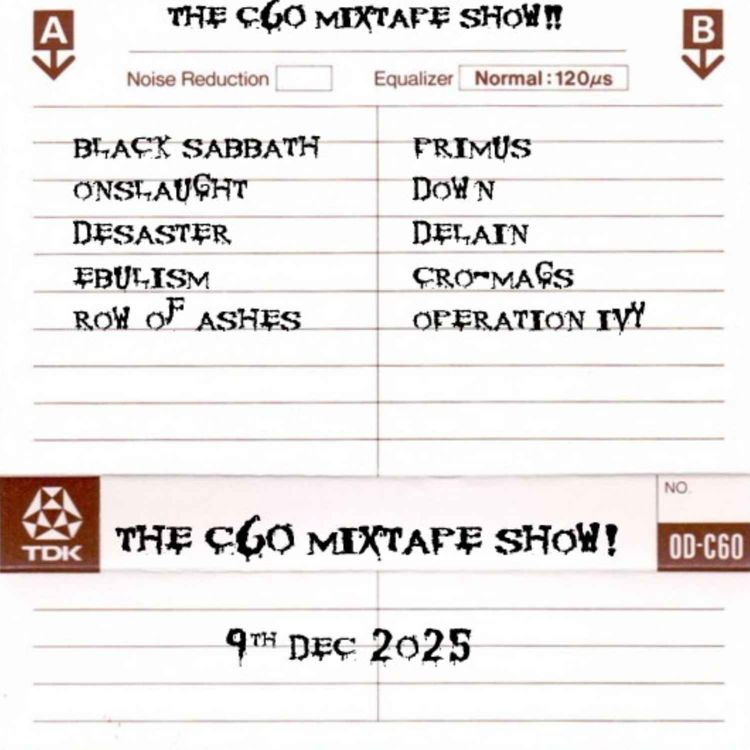 cover art for The C60 Mixtape Show 9th December 2025
