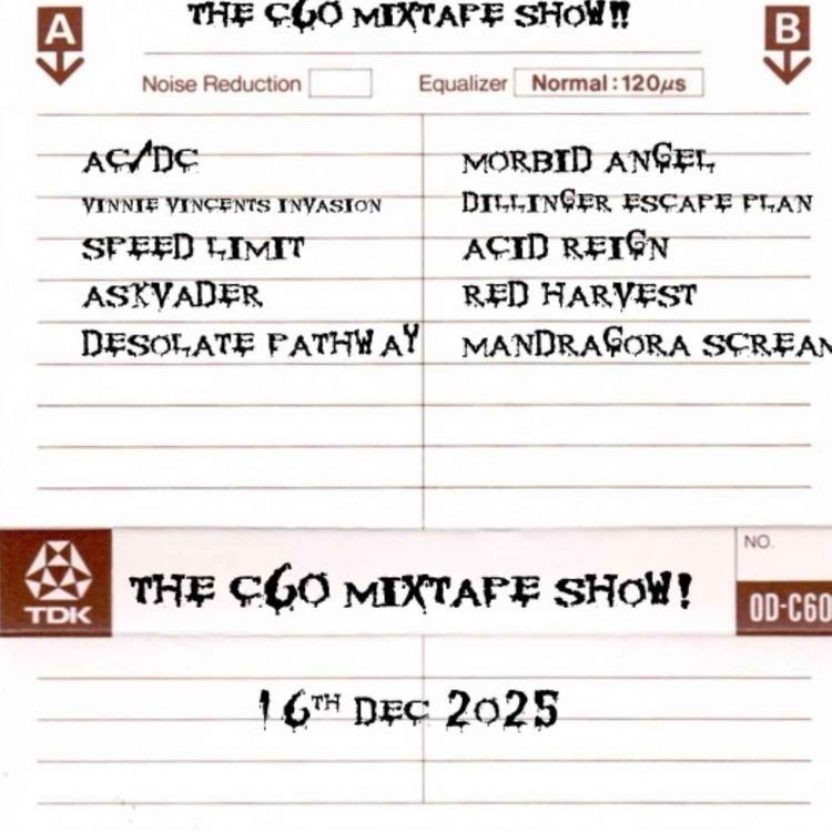 cover art for The C60 Mixtape Show 16th december 2025
