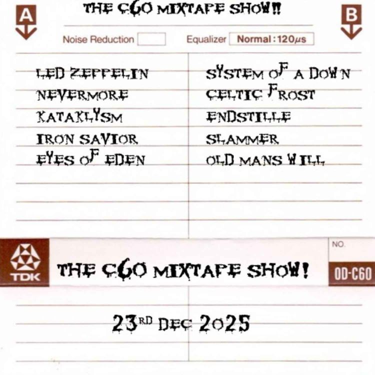 cover art for The C60 Mixtape Show 23rd December 2025
