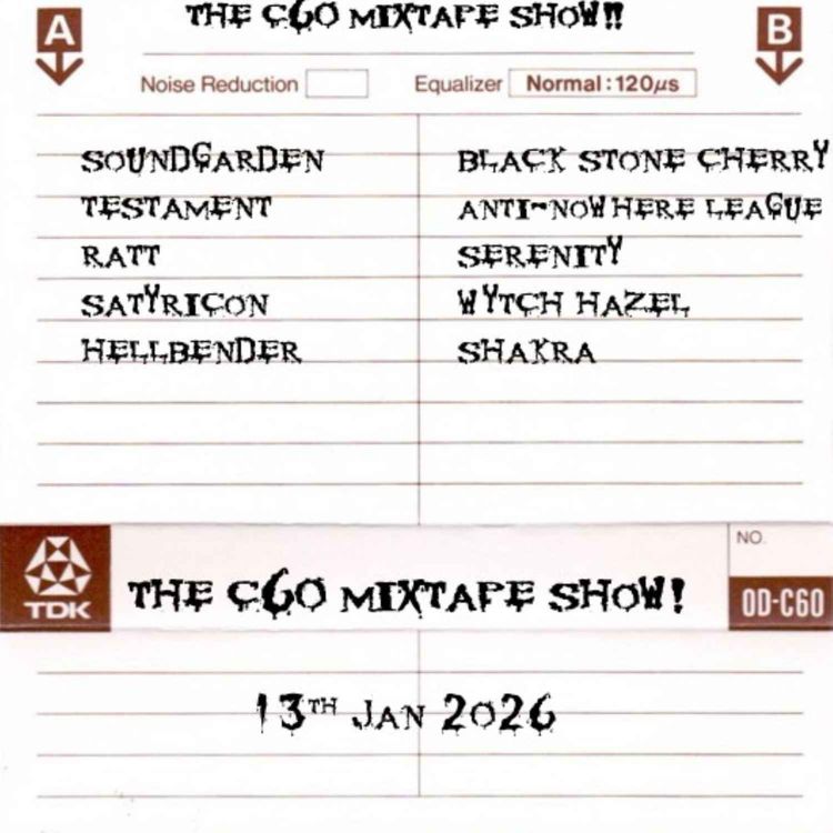 cover art for The C60 Mixtape Show 13th January 2026