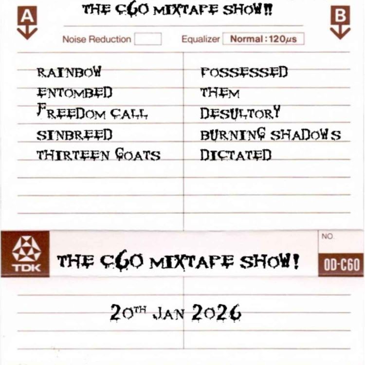 cover art for The C60 Mixtape Show 20th January 2026