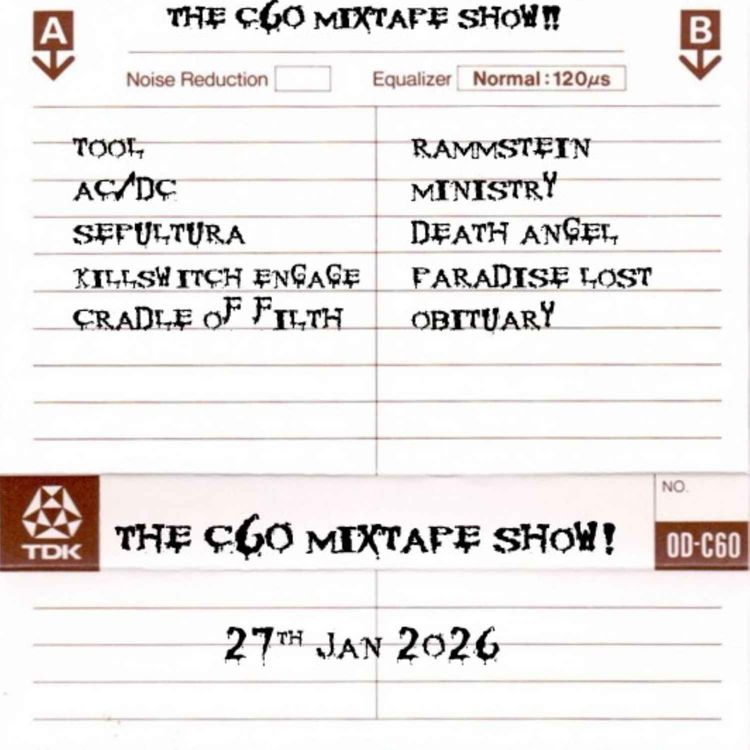 cover art for The C60 Mixtape Show 27th January 2026