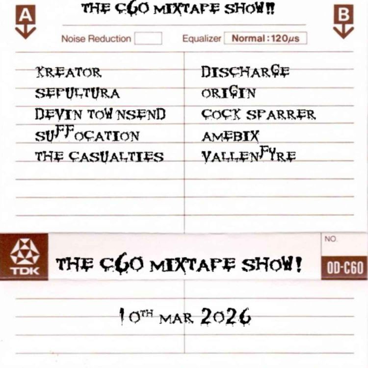 cover art for The C60 Mixtape Show 10th March 2026