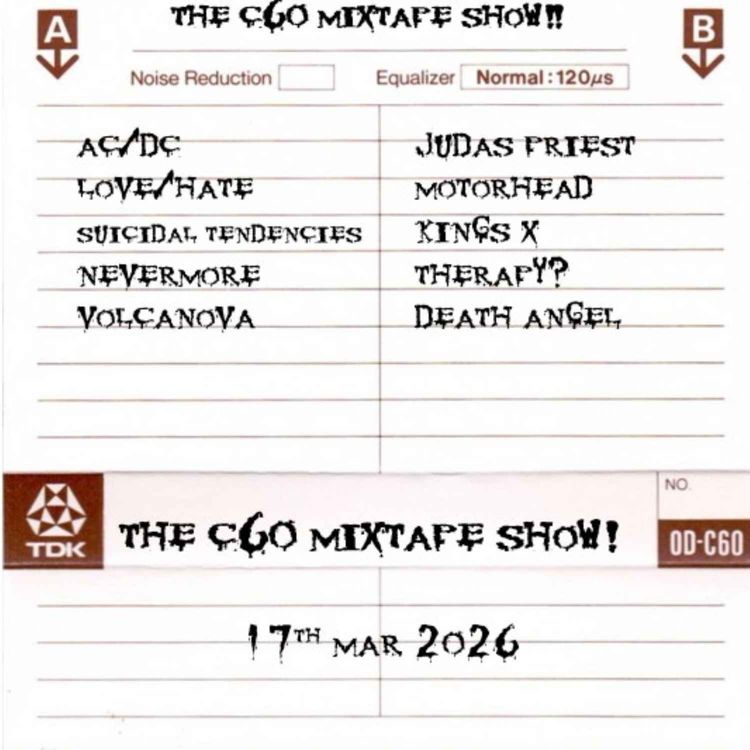 cover art for The C60 Mixtape Show 17th March 2026
