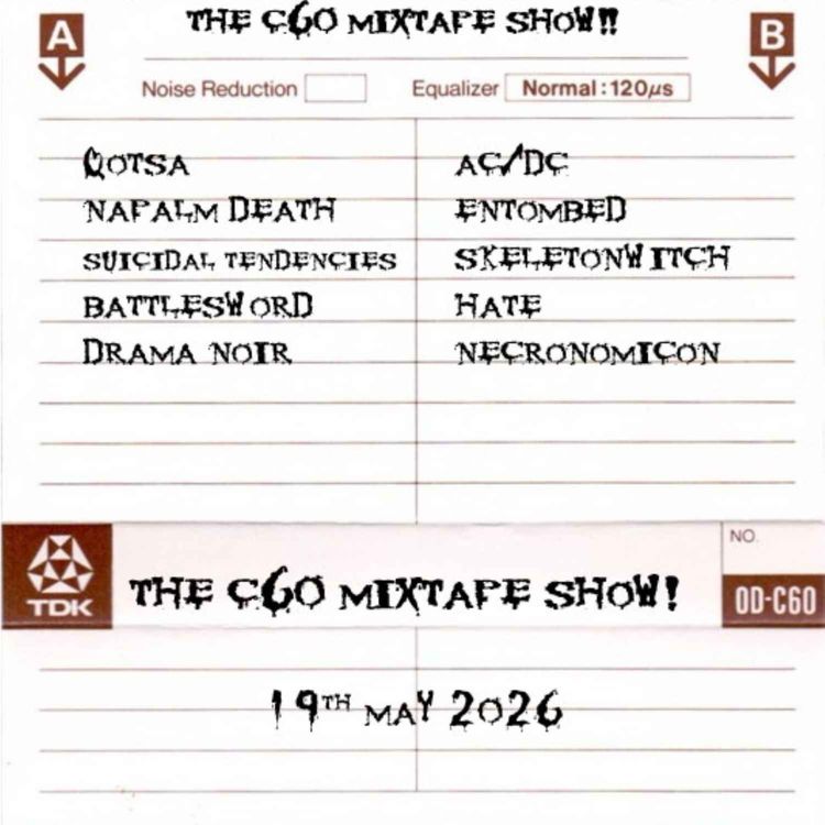 cover art for The C60 Mixtape Show 19th May 2026