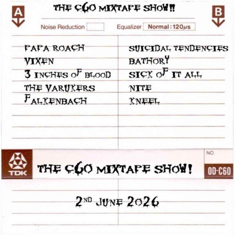 cover art for The C60 Mixtape Show 2nd June 2026