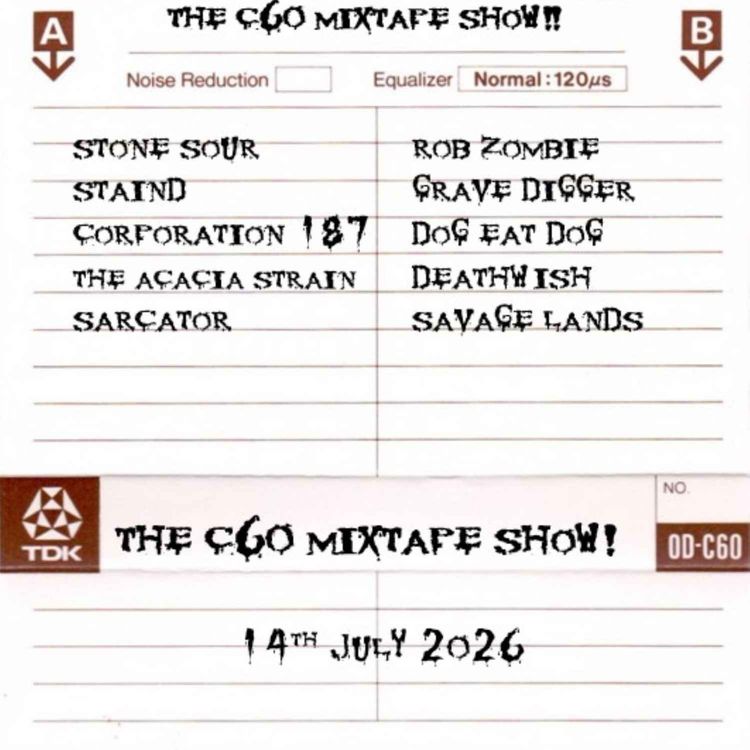 cover art for The C60 Mixtape Show 14th July 2026