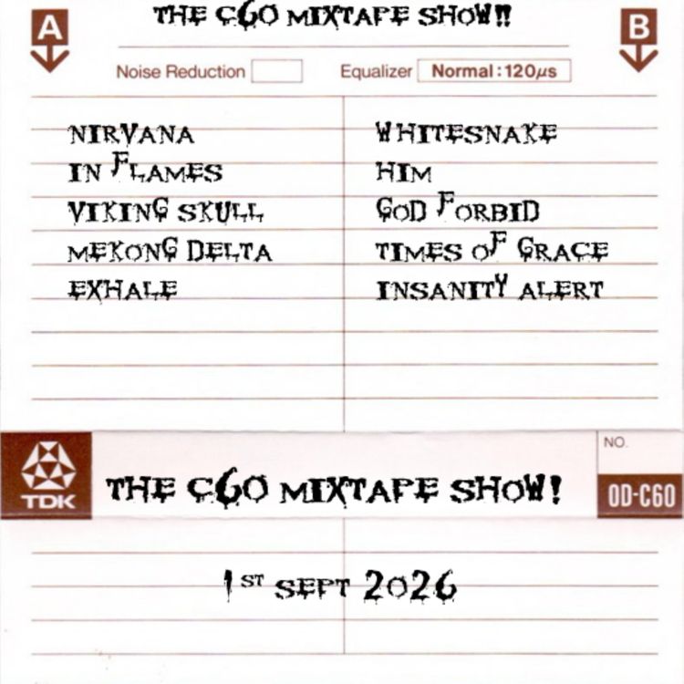 cover art for The C60 Mixtape Show 1st September 2026