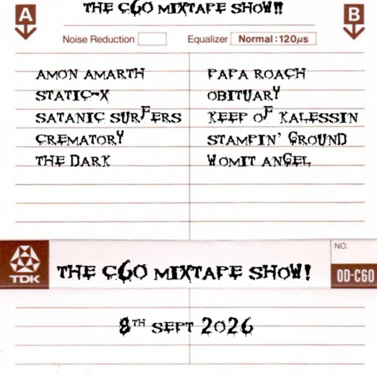 cover art for The C60 Mixtape Show 8th September 2026