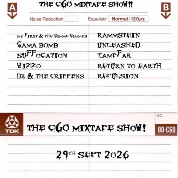 cover art for The C60 Mixtape Show 29th September 2026