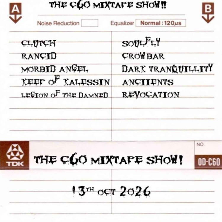 cover art for The C60 Mixtape Show 13th October 2026