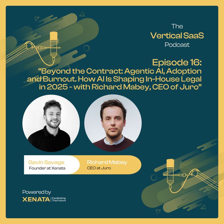 cover art for Beyond the Contract: Agentic AI, Adoption and Burnout. How AI Is Shaping In-House Legal in 2025 - with Richard Mabey, CEO of Juro