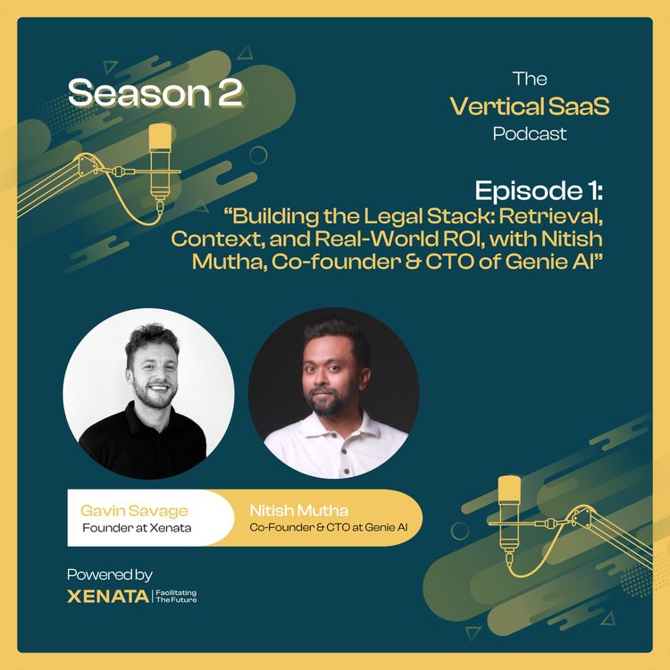 cover art for Building the Legal Stack: Retrieval, Context, and Real-World ROI, with Nitish Mutha, Co-founder & CTO of Genie AI