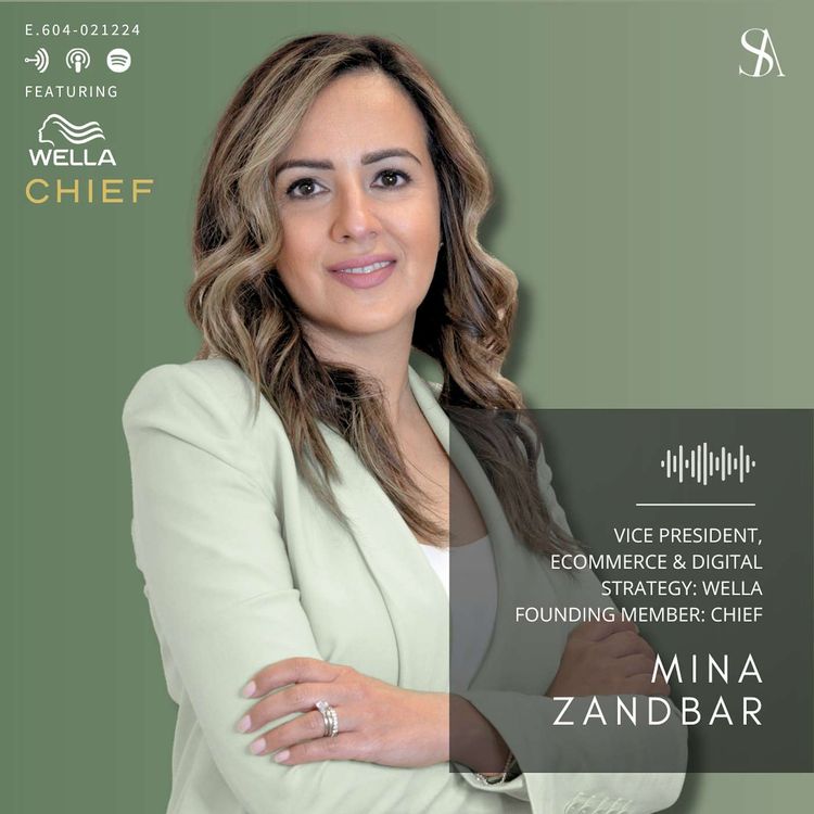 cover art for The Power of Networking and Disruptive Beauty Marketing with Mina Zandbar