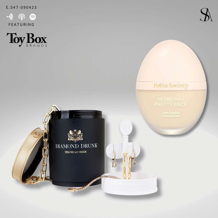 cover art for Too Faced Cosmetics Founder Jerrod Blandino Introduces TWO New Iconic Brands From The Toy Box Brands Portfolio : Diamond Drunk And Polite Society