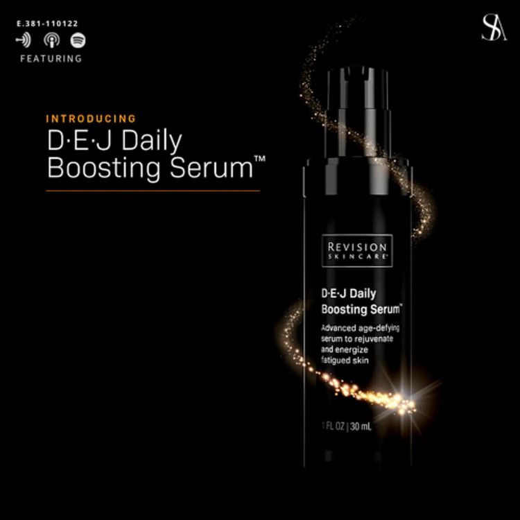 cover art for E.381: NEW LAUNCH EPISODE FEATURING Revision Skincare’s New D.E.J. Serum!