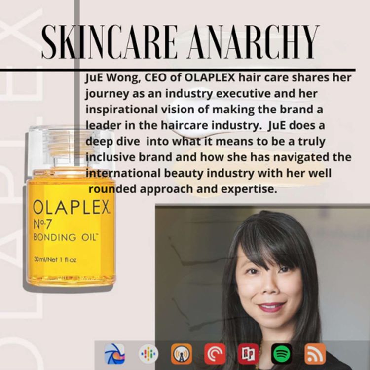 cover art for JuE Wong, CEO of OLAPLEX Interview