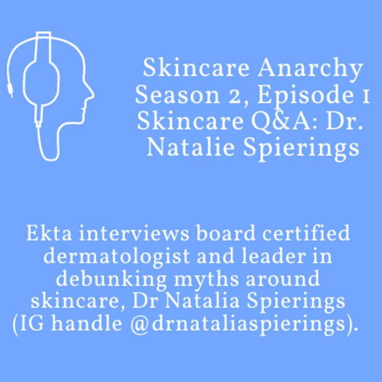 cover art for Q & A with board certified dermatologist and surgeon Dr. Natalia Spierings