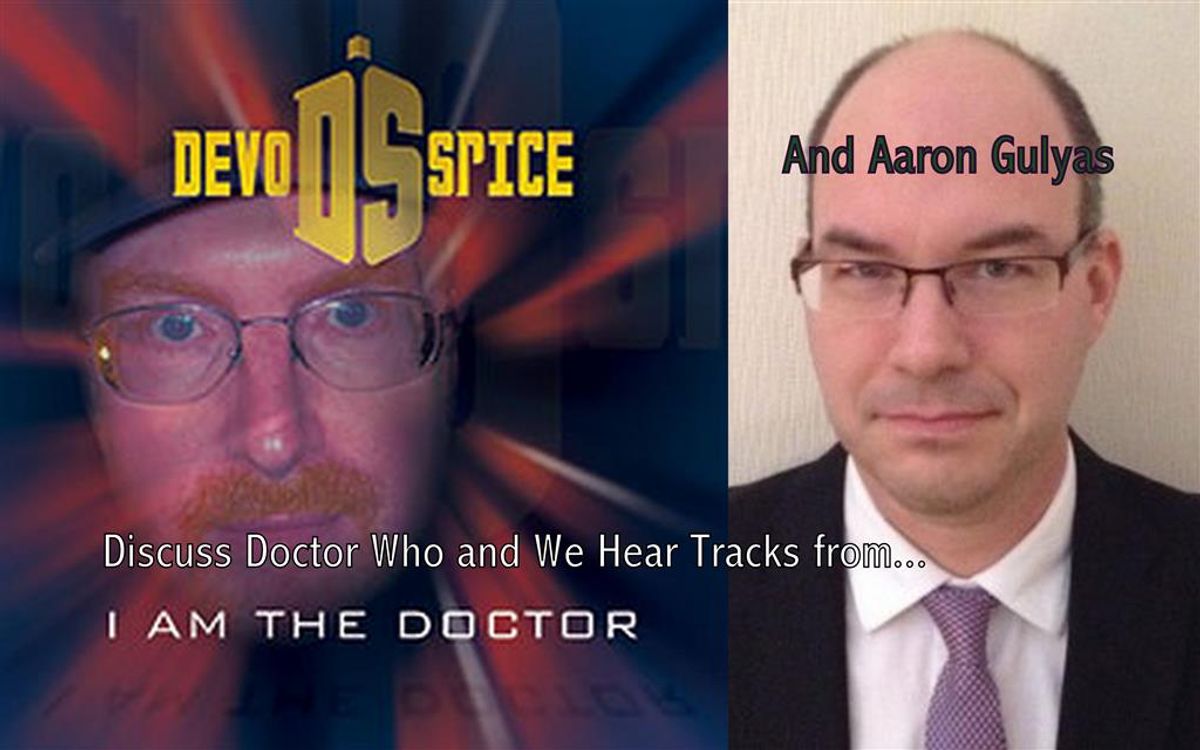 cover art for Aaron Gulyas and Devo Spice on Doctor Who - Mid Week Podcast - May 22, 2015