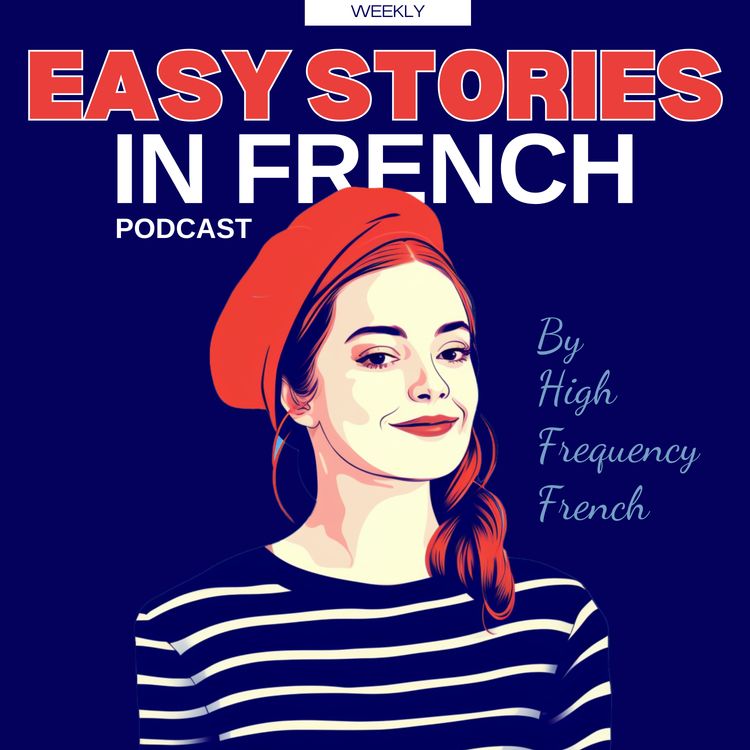 cover art for E58- Short Stories in French by HFF - The red sweater, the blue sweater, and the black sweater