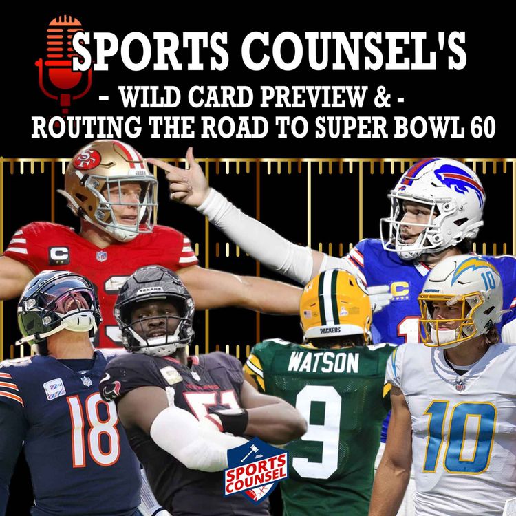 cover art for Wild Card Weekend Preview and Routing the Road to Super Bowl 60