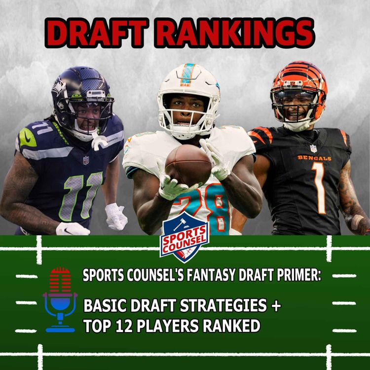 cover art for Fantasy Draft Primer 2026: Basic Draft Strategies + Top 12 Players Ranked