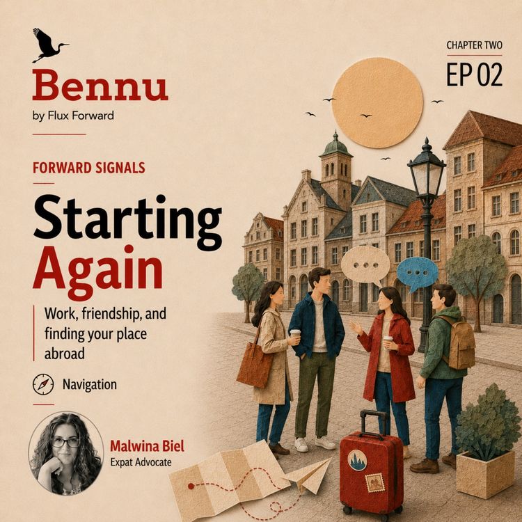 cover art for Malwina Biel: Starting Again, Work, and Life Abroad
