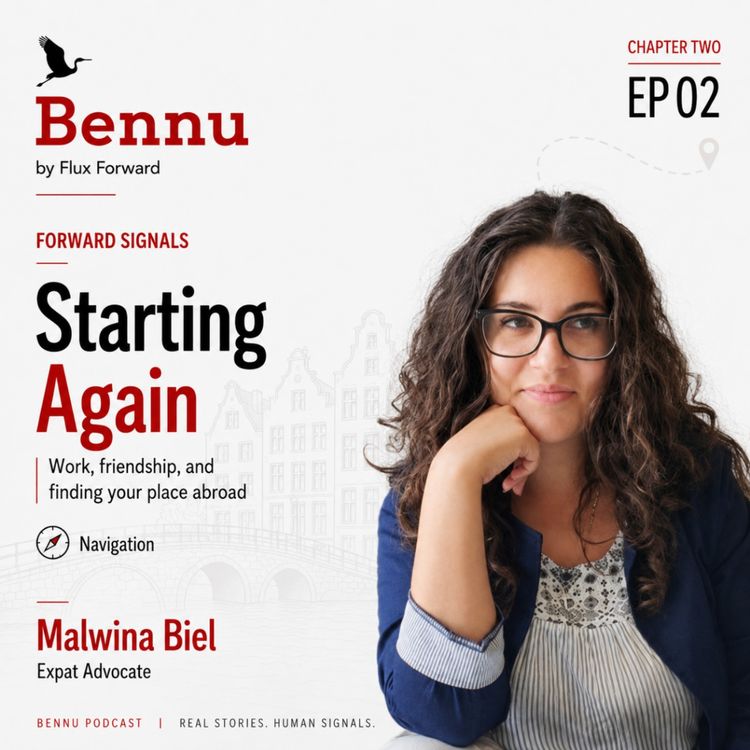 cover art for Malwina Biel: Starting Again, Work, and Life Abroad