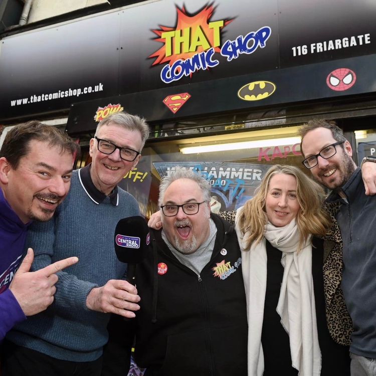 cover art for Getting lost with superheroes in the most British of bookshops