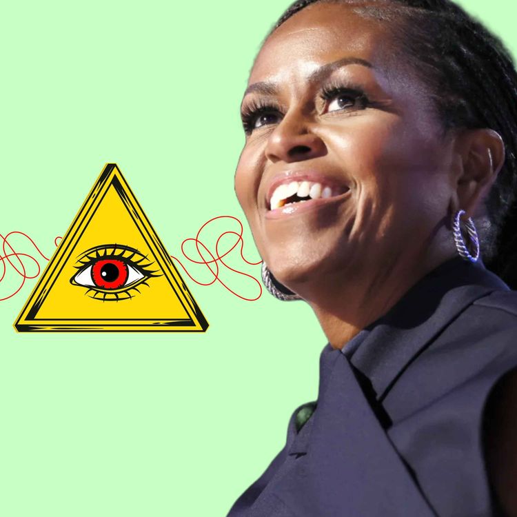 cover art for Michelle Obama's "Secret Identity"