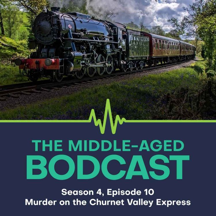 cover art for Murder on the Churnet Valley Express