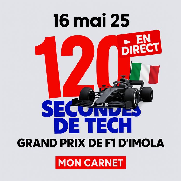 cover art for
120 secondes de Tech / 16 mai 2025