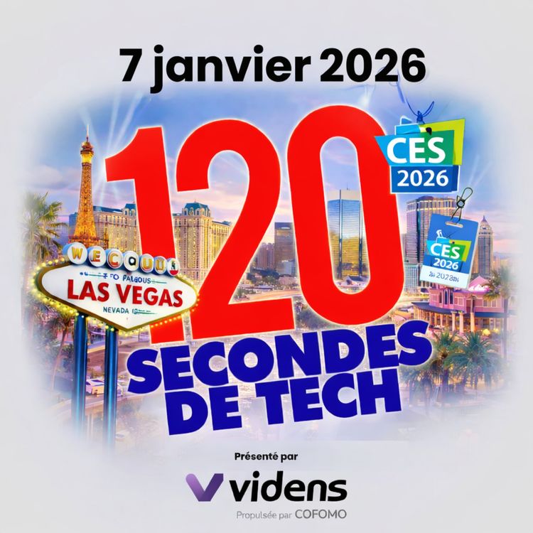 cover art for 120 secondes de Tech / 7 janvier 2026 - CES 2026