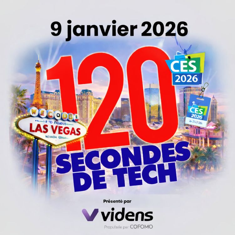 cover art for 120 secondes de Tech / 9 janvier 2026 - CES 2026