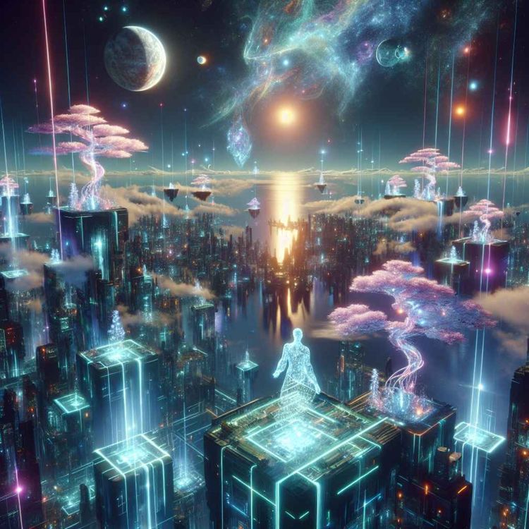 cover art for Le métavers hanté de L'Obscure