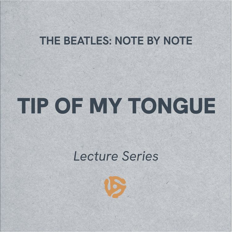 cover art for Tip Of My Tongue - Lecture Series 20 (bonus)