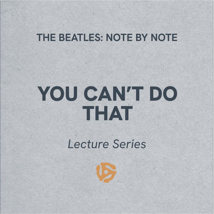 cover art for You Can't Do That - Lecture Series 45 (bonus)