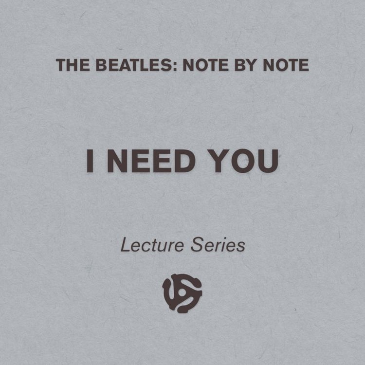 cover art for I Need You - Lecture Series 93 (bonus)