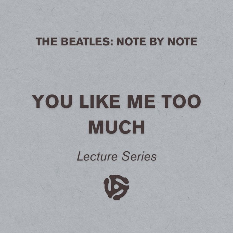 cover art for You Like Me Too Much - Lecture Series 98 (bonus)