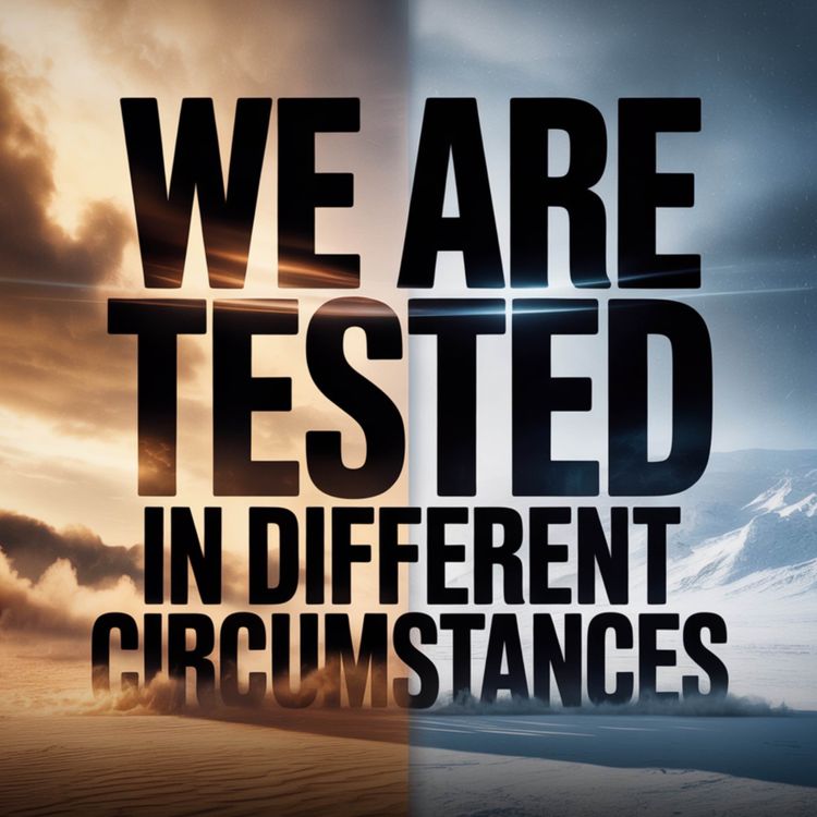 cover art for We are tested in different Circumstances | Mufti Menk
