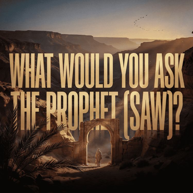 cover art for What Would You Ask the Prophet (SAW)? | Mufti Menk