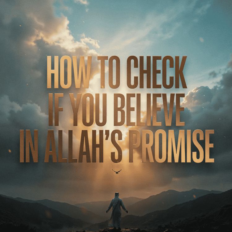 cover art for How to Check If You Believe in Allah’s Promise | Mufti Menk
