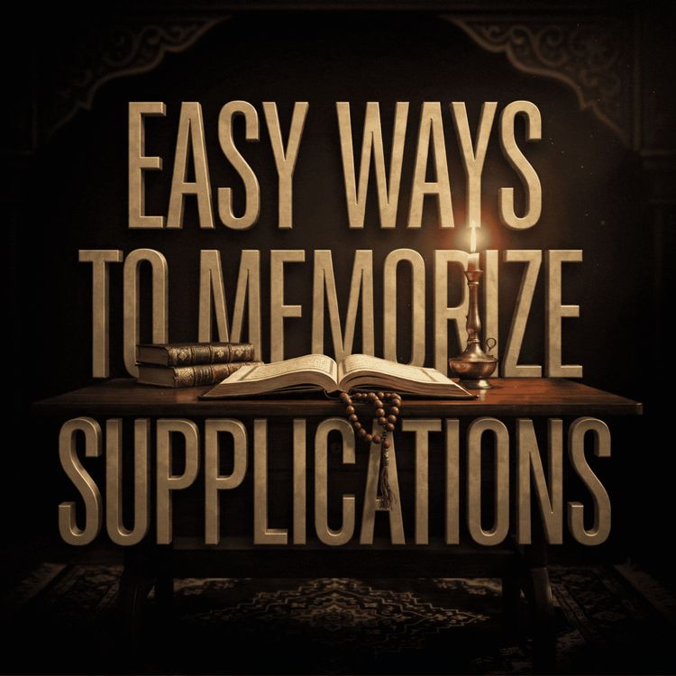 cover art for Easy Ways to Memorize Supplications | Mufti Menk